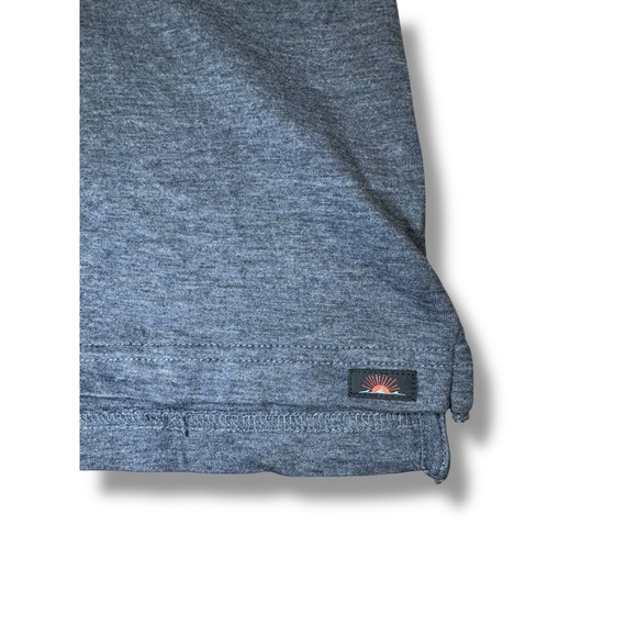 Faherty Brand Cloud‎ Cotton Polo Shirt Men's XXL Heather Navy Soft Pima Blend - Picture 6 of 9